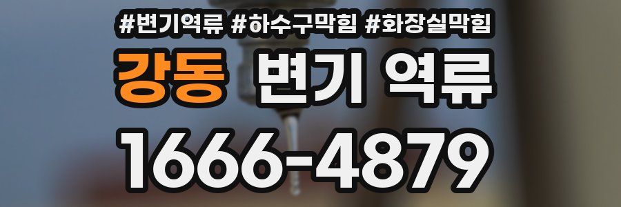 강동 변기 역류