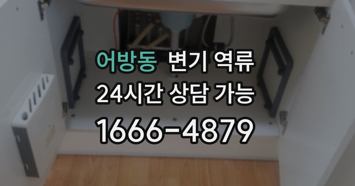 어방동 변기 역류