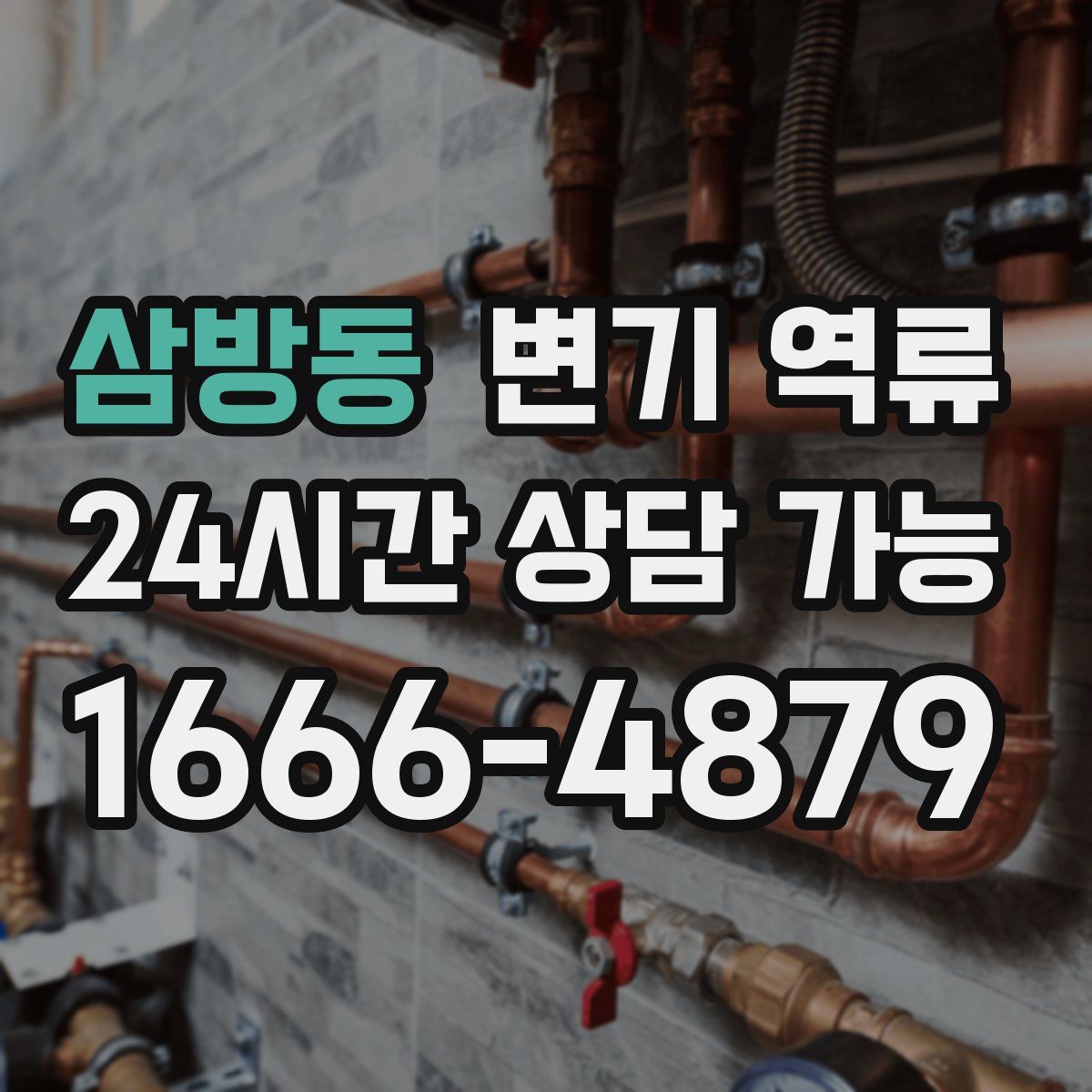 삼방동 변기 역류