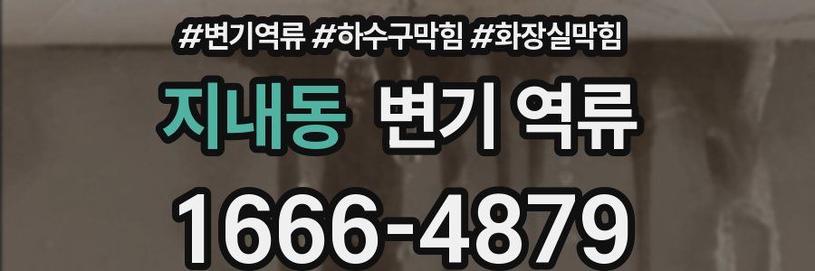 지내동 변기 역류