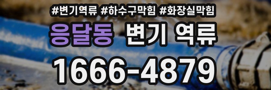 응달동 변기 역류