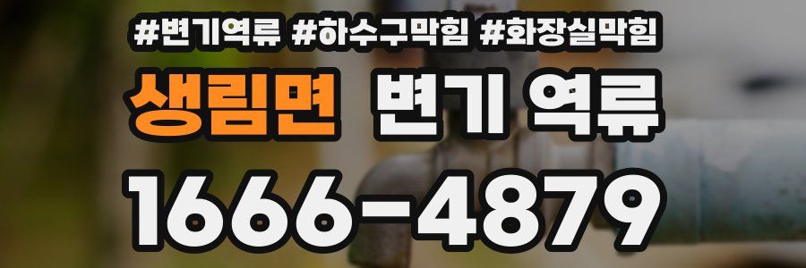 생림면 변기 역류