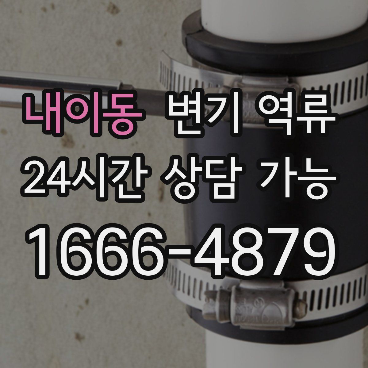 내이동 변기 역류