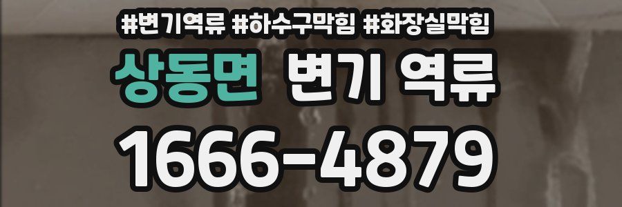 상동면 변기 역류