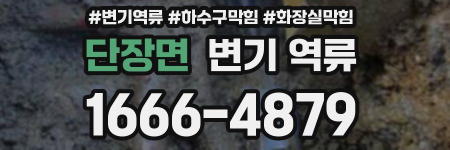 단장면 변기 역류
