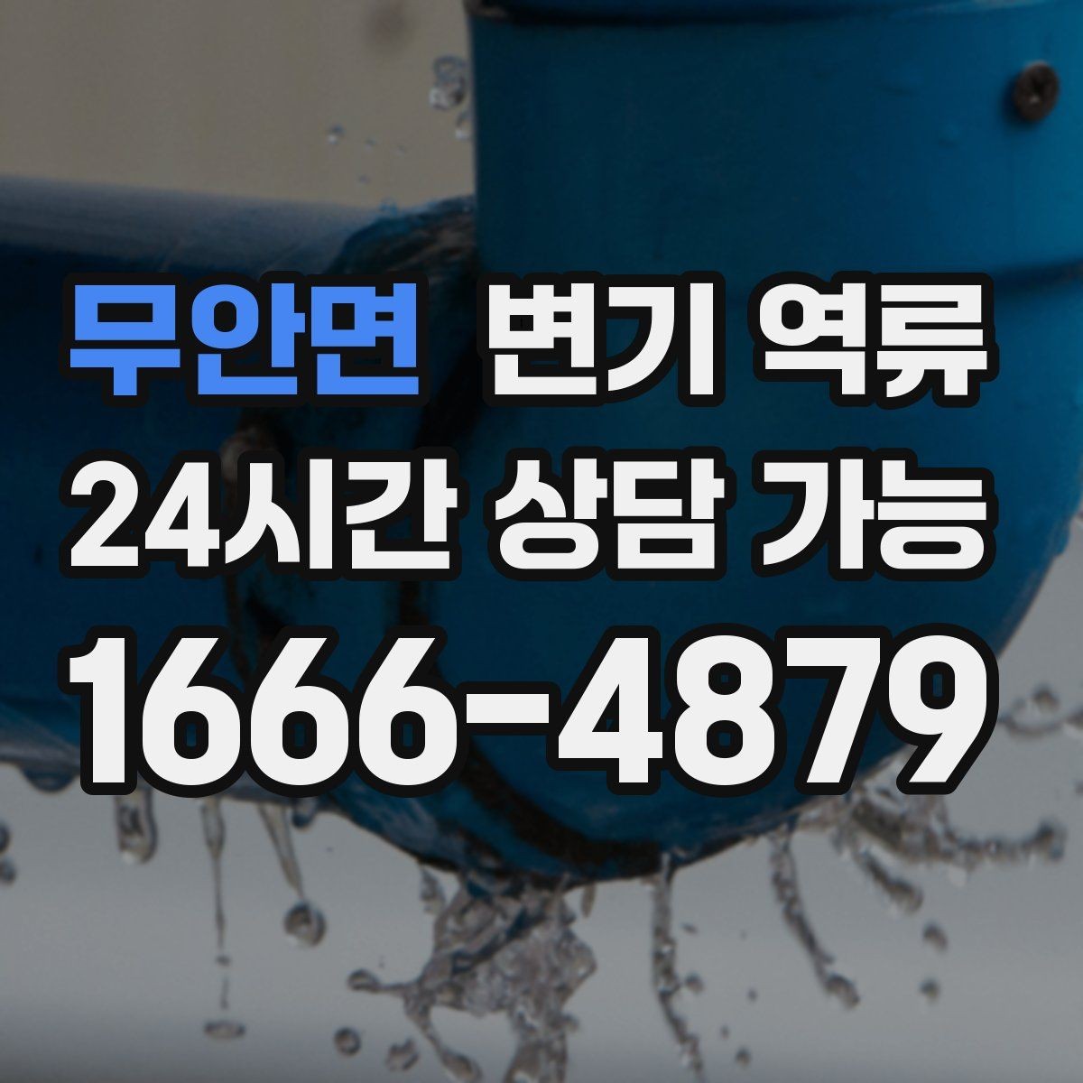 무안면 변기 역류 오염물이 보일 때 절대 하면 안 되는 행동