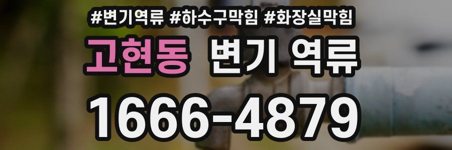 고현동 변기 역류