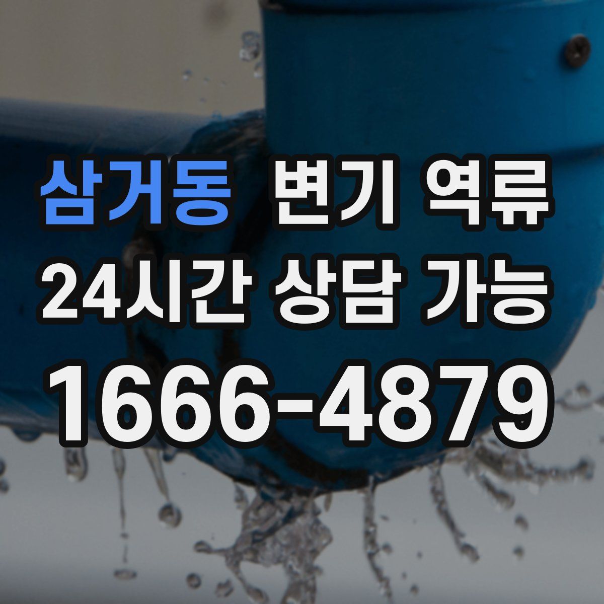 삼거동 변기 역류