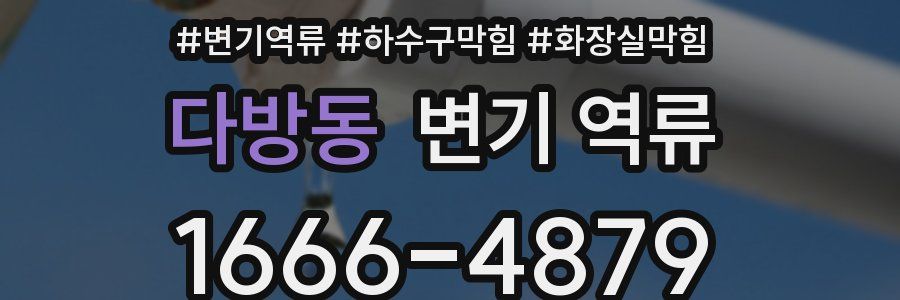 다방동 변기 역류