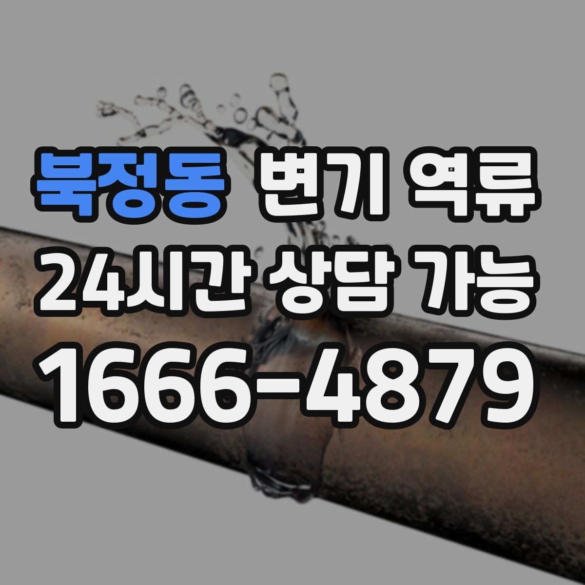 북정동 변기 역류 상가 화장실에서 자주 생기는 이유