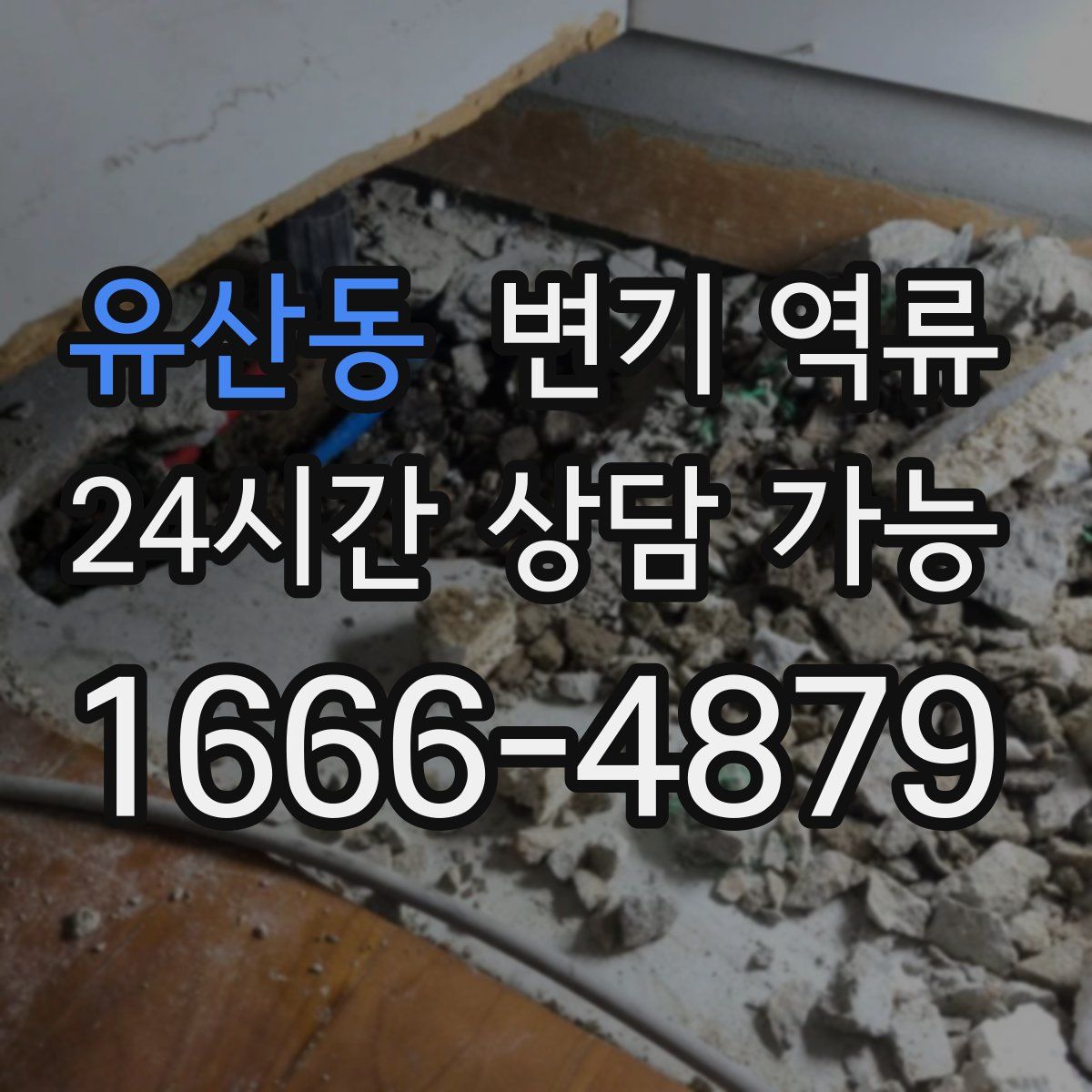 유산동 변기 역류