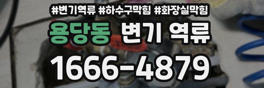 용당동 변기 역류