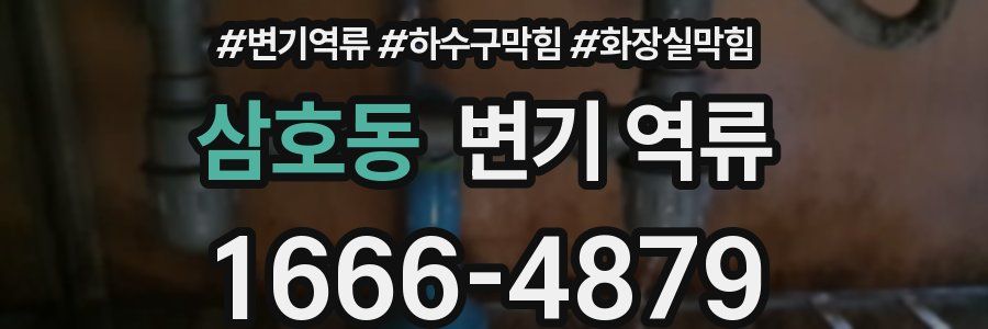 삼호동 변기 역류