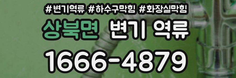 상북면 변기 역류