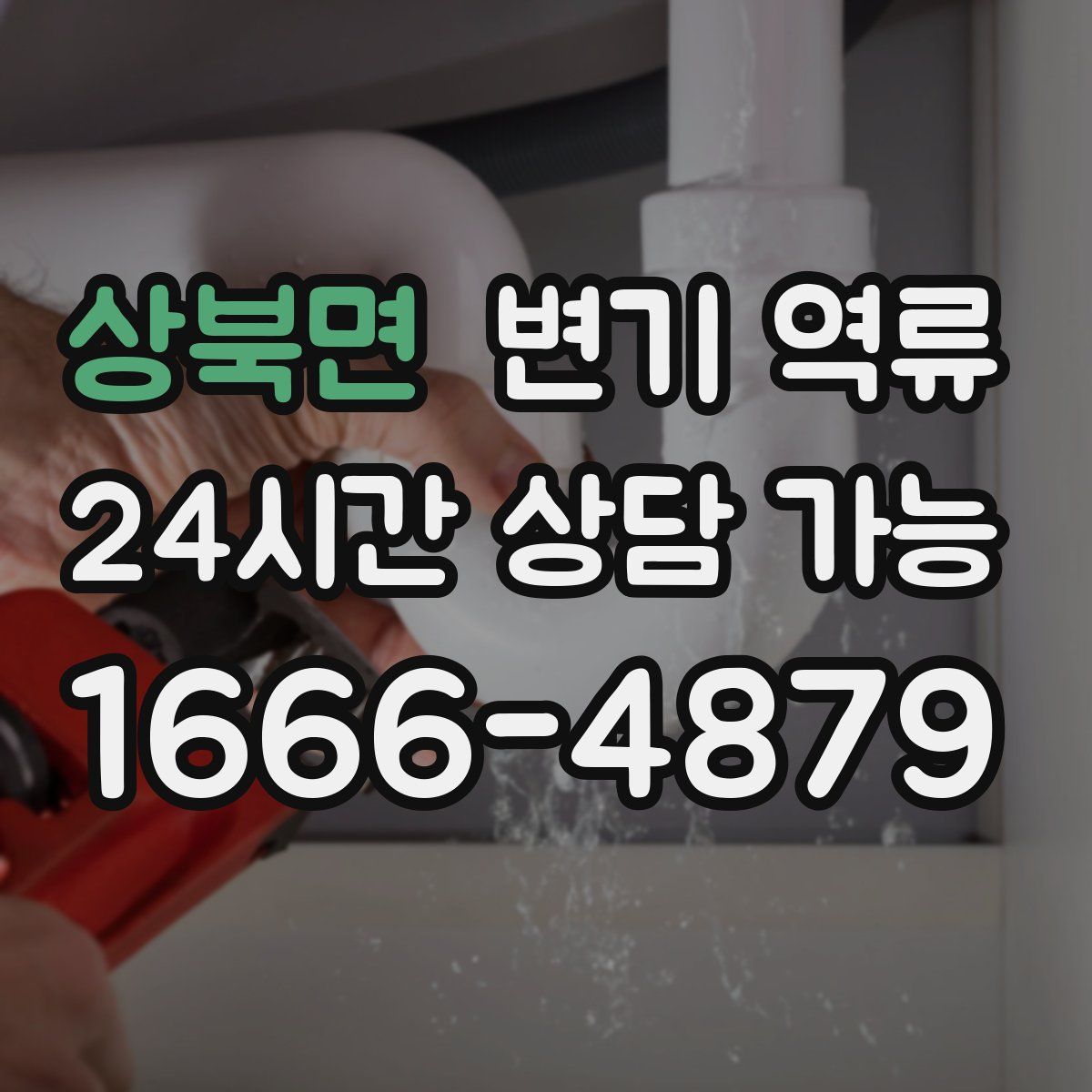 상북면 변기 역류