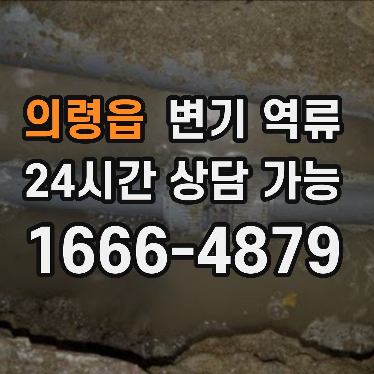 의령읍 변기 역류 아파트에서 공용 수직관 문제일 때 신호