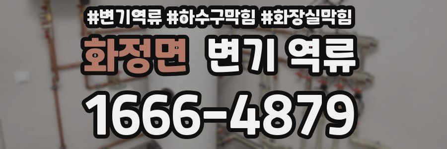 화정면 변기 역류