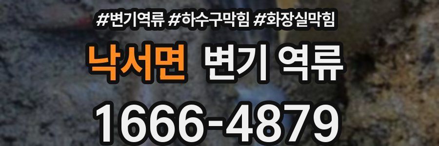 낙서면 변기 역류