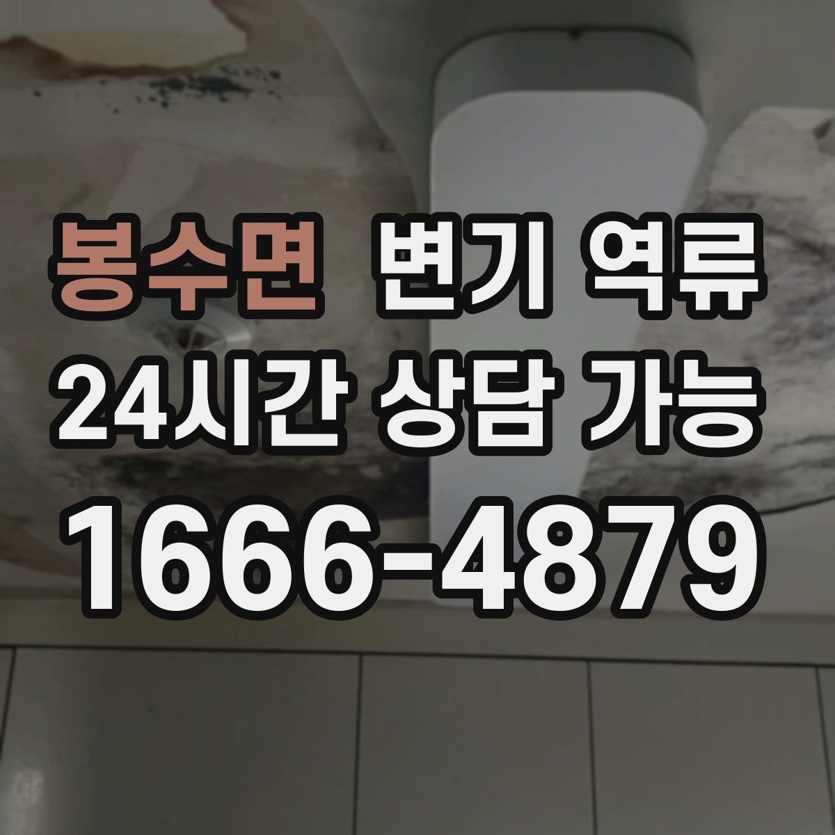 봉수면 변기 역류