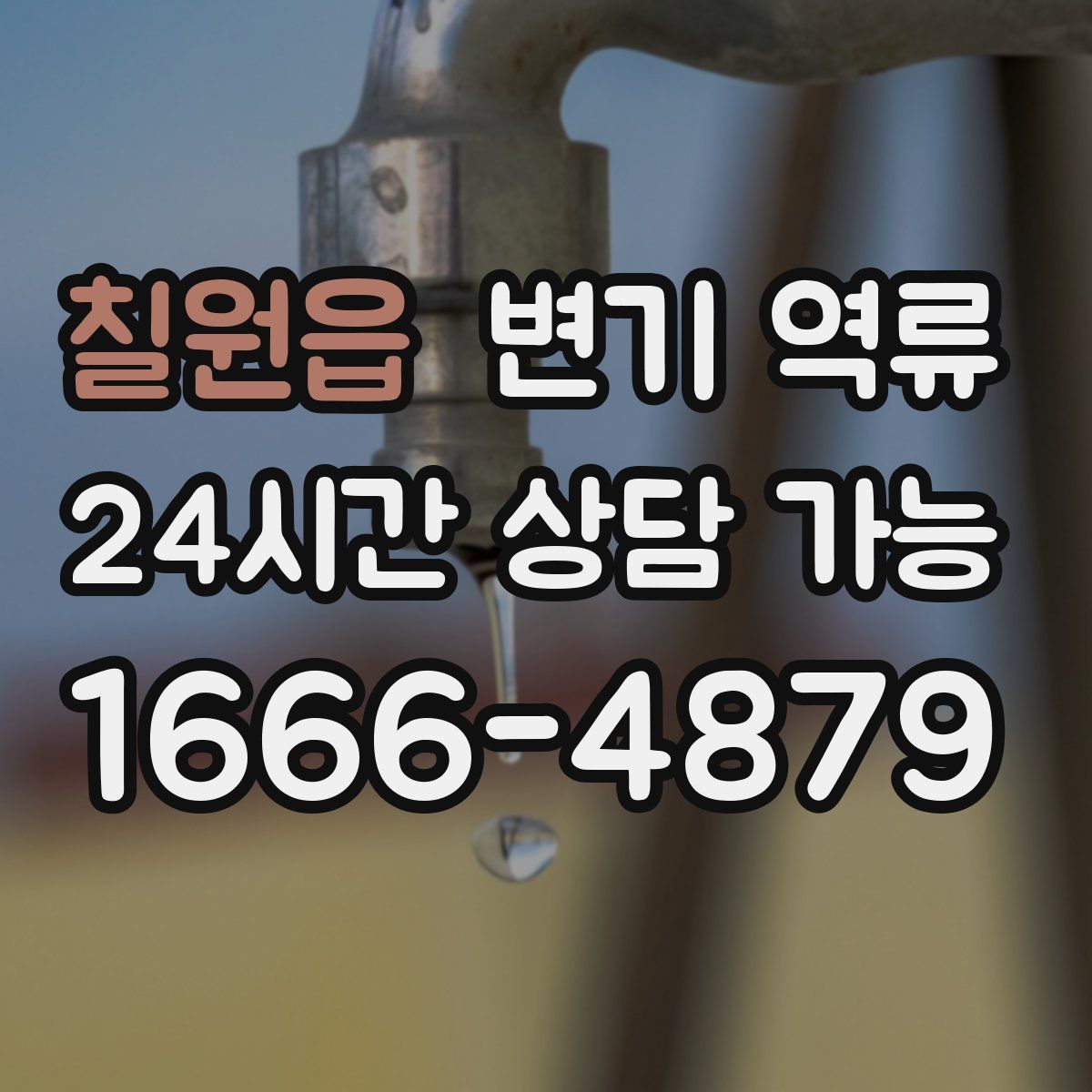 칠원읍 변기 역류