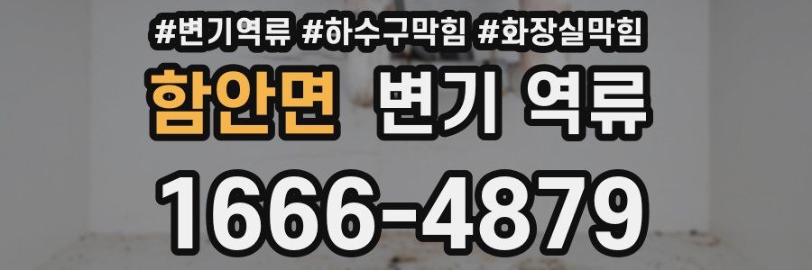 함안면 변기 역류