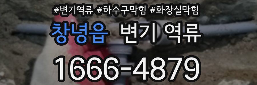 창녕읍 변기 역류