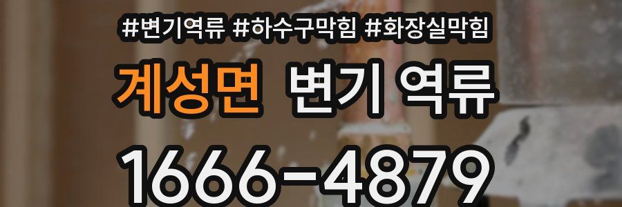 계성면 변기 역류