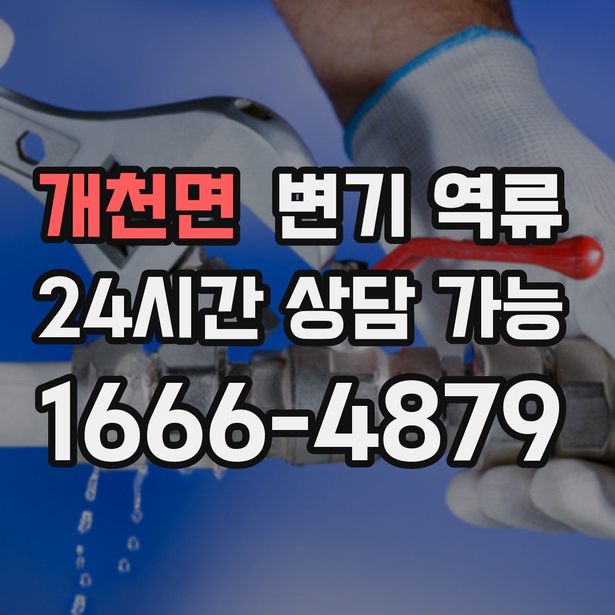 개천면 변기 역류