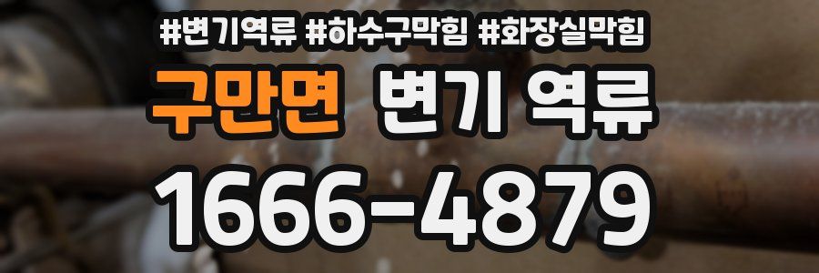 구만면 변기 역류