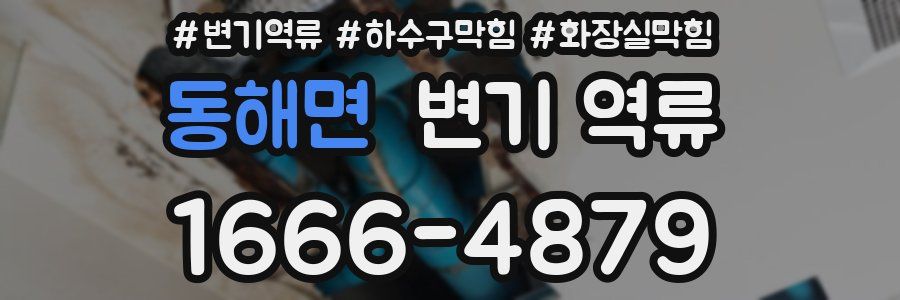 동해면 변기 역류