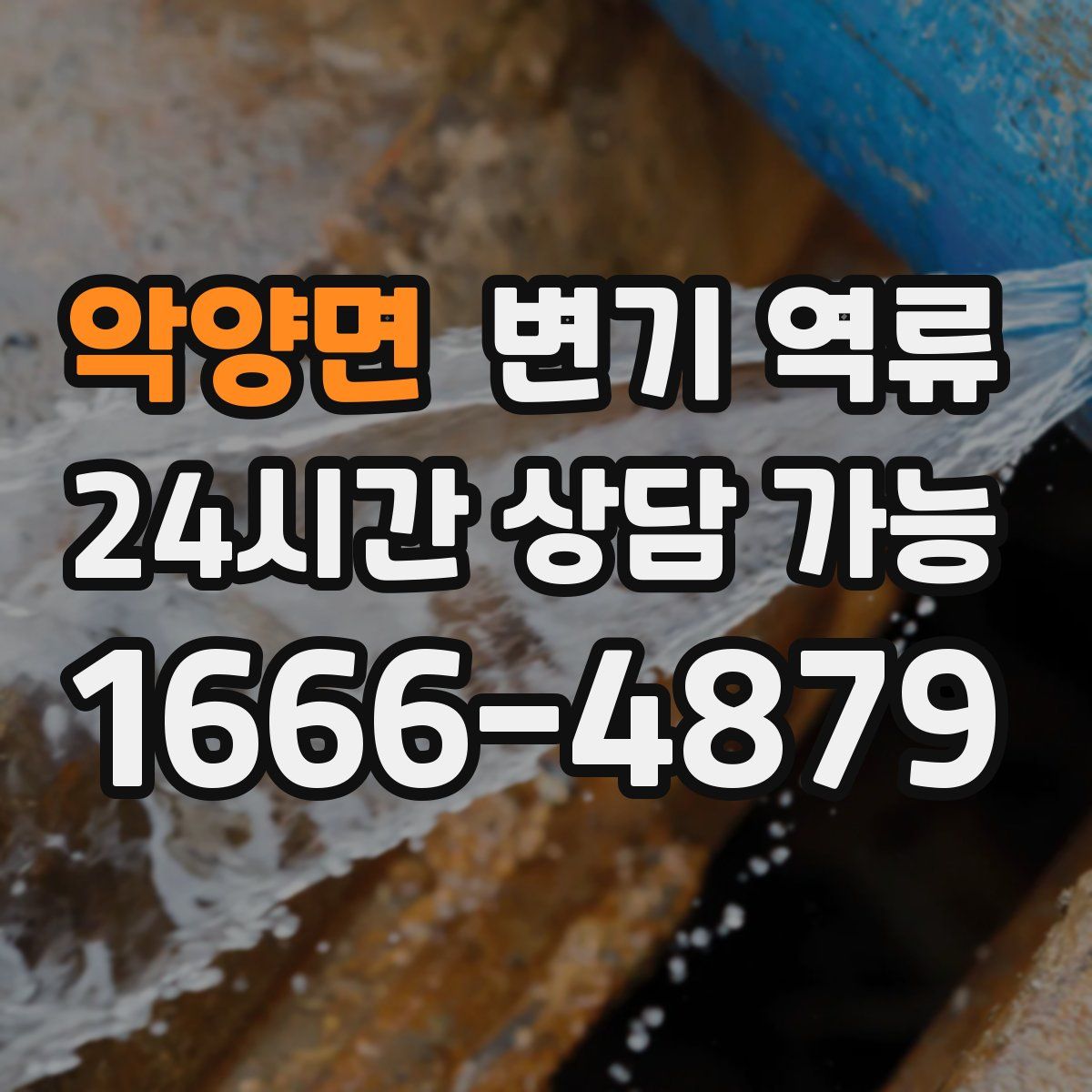 악양면 변기 역류