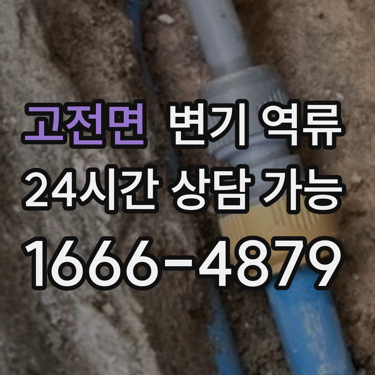 고전면 변기 역류