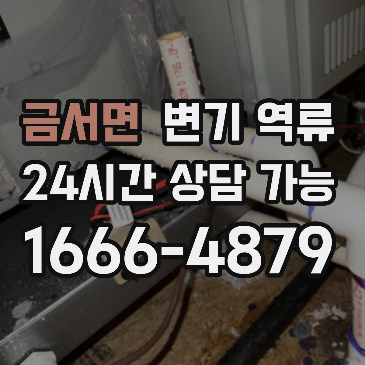 금서면 변기 역류