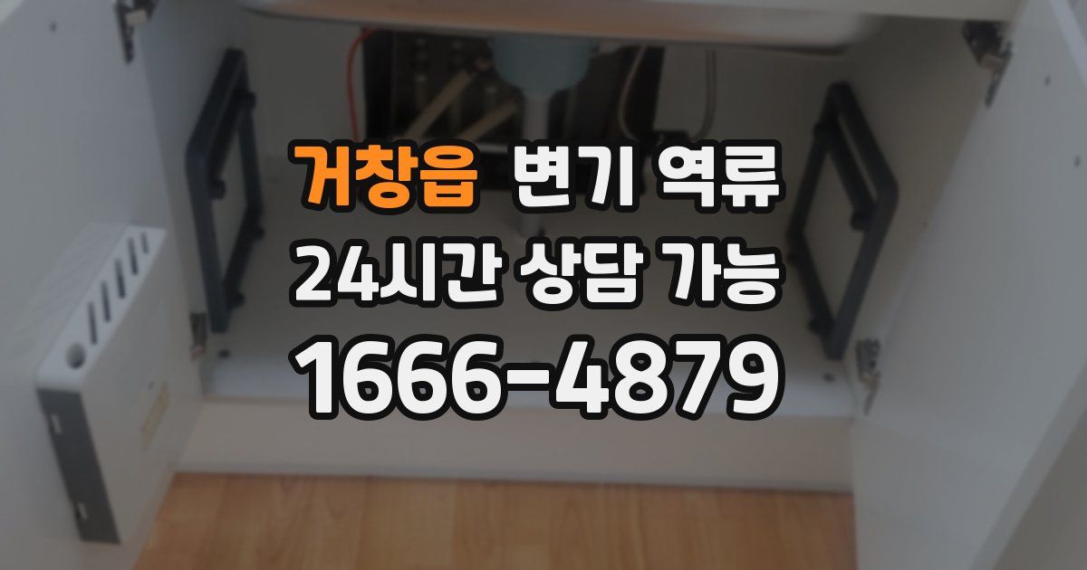 거창읍 변기 역류