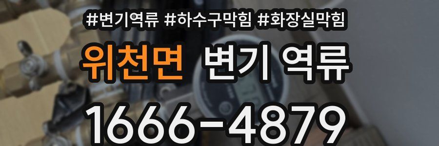 위천면 변기 역류