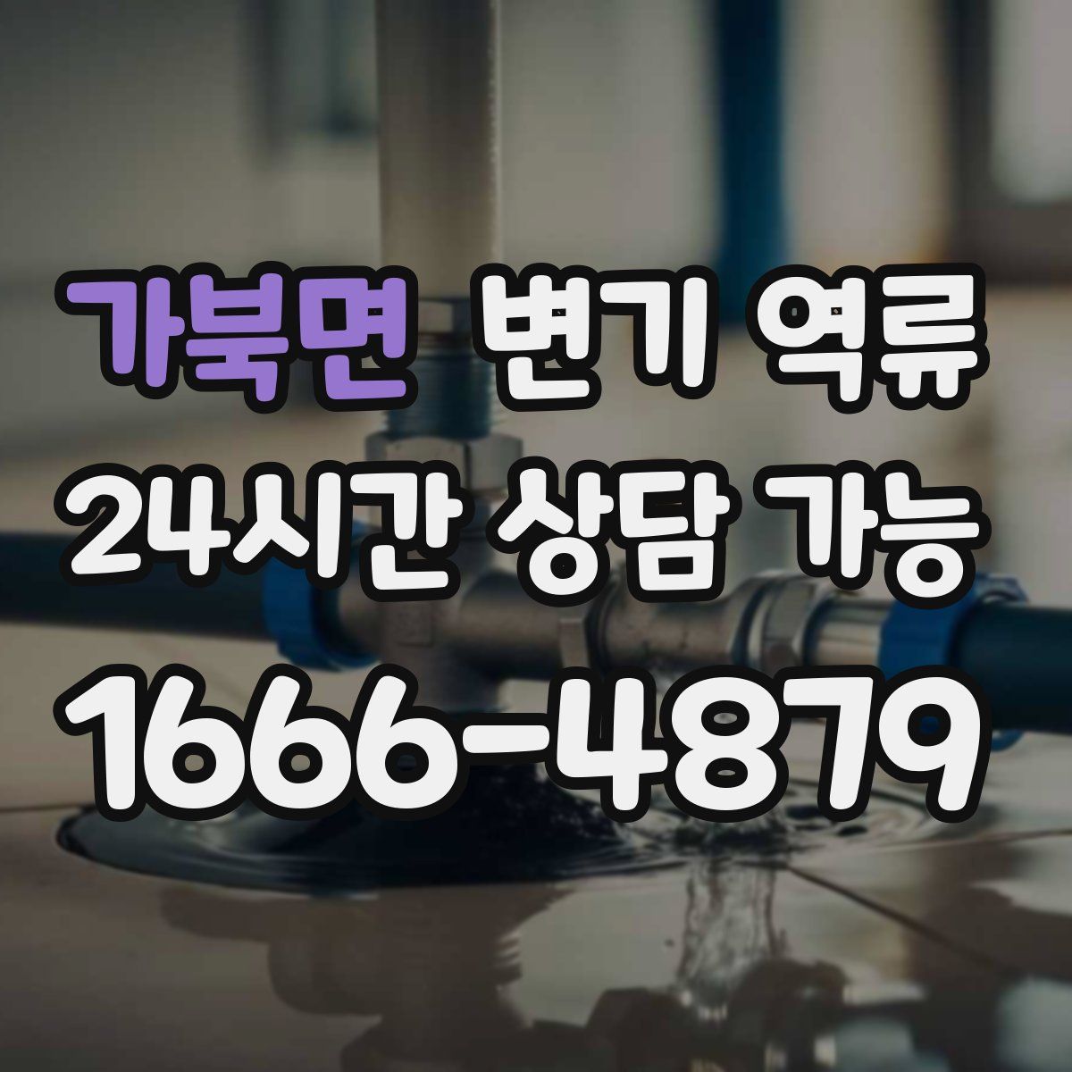 가북면 변기 역류