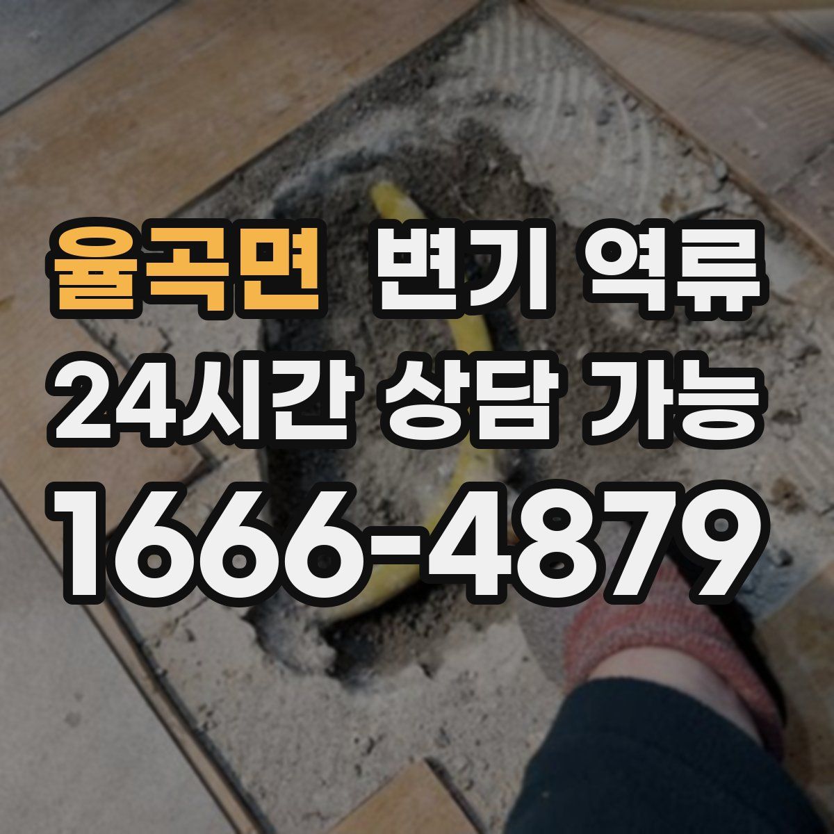 율곡면 변기 역류