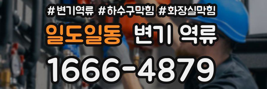 일도일동 변기 역류