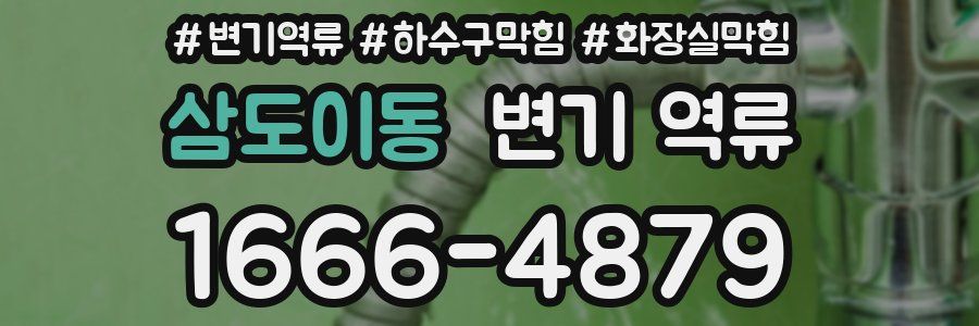 삼도이동 변기 역류