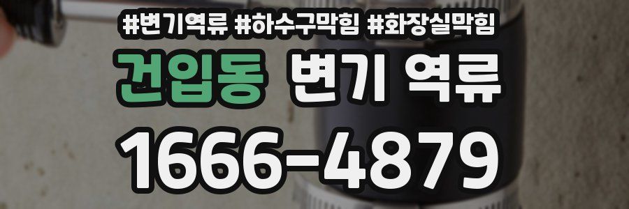 건입동 변기 역류