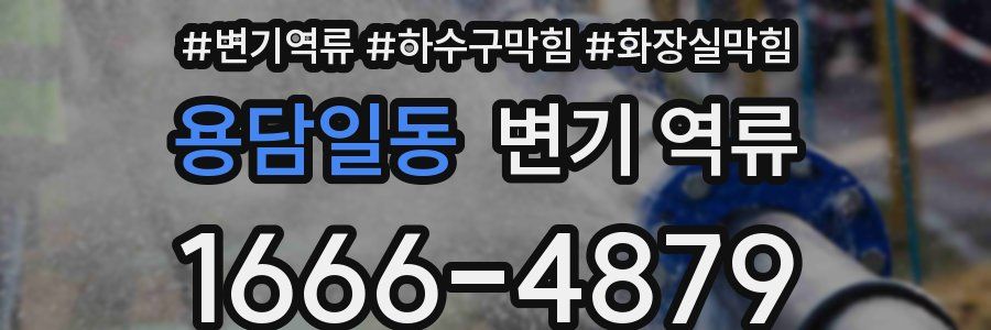 용담일동 변기 역류