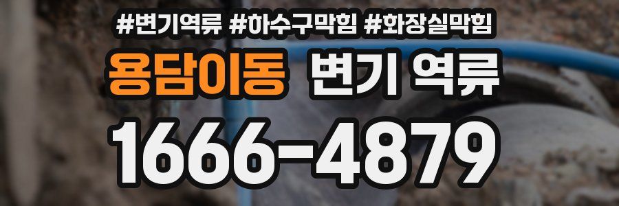 용담이동 변기 역류