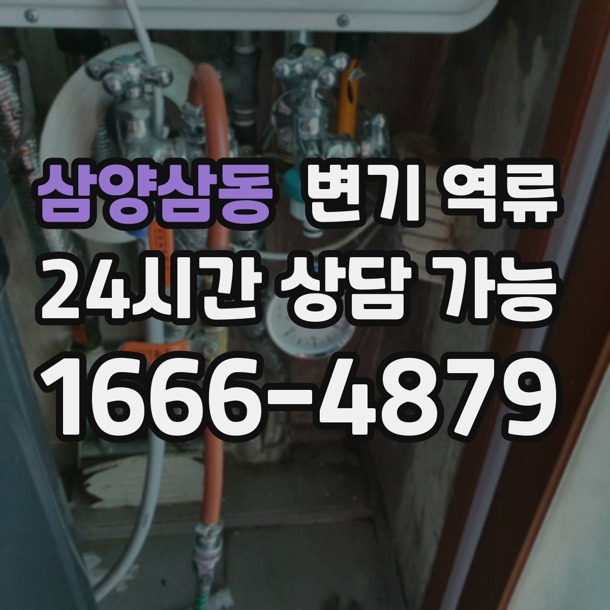 삼양삼동 변기 역류