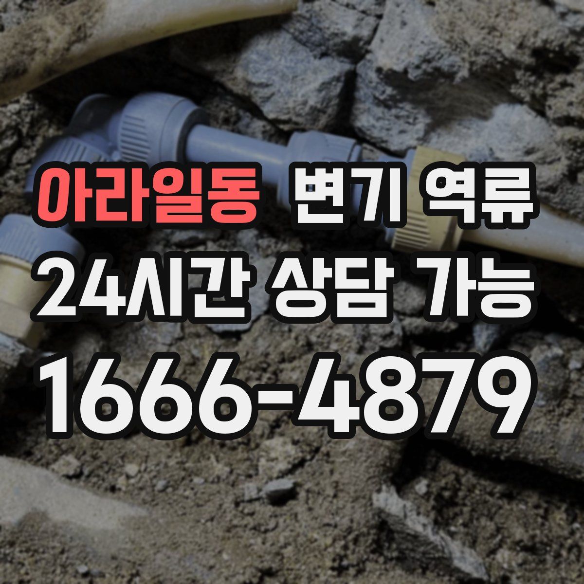 아라일동 변기 역류