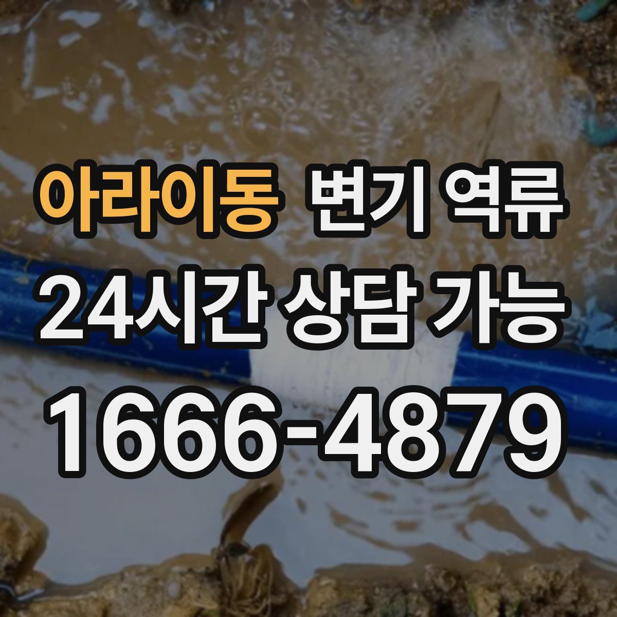 아라이동 변기 역류