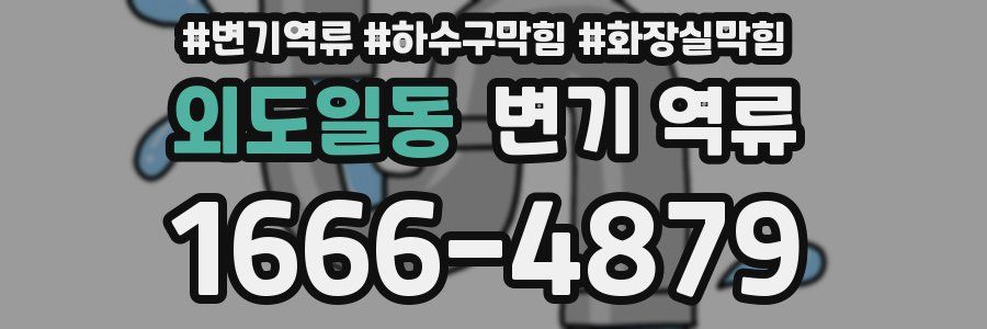 외도일동 변기 역류