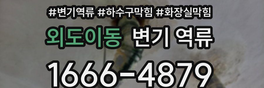 외도이동 변기 역류