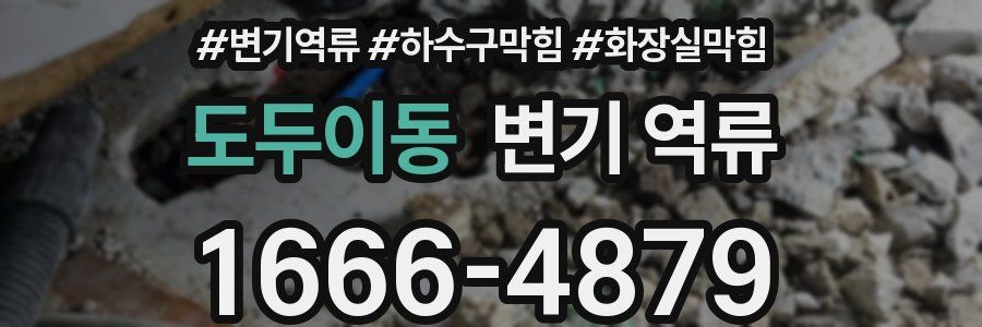 도두이동 변기 역류