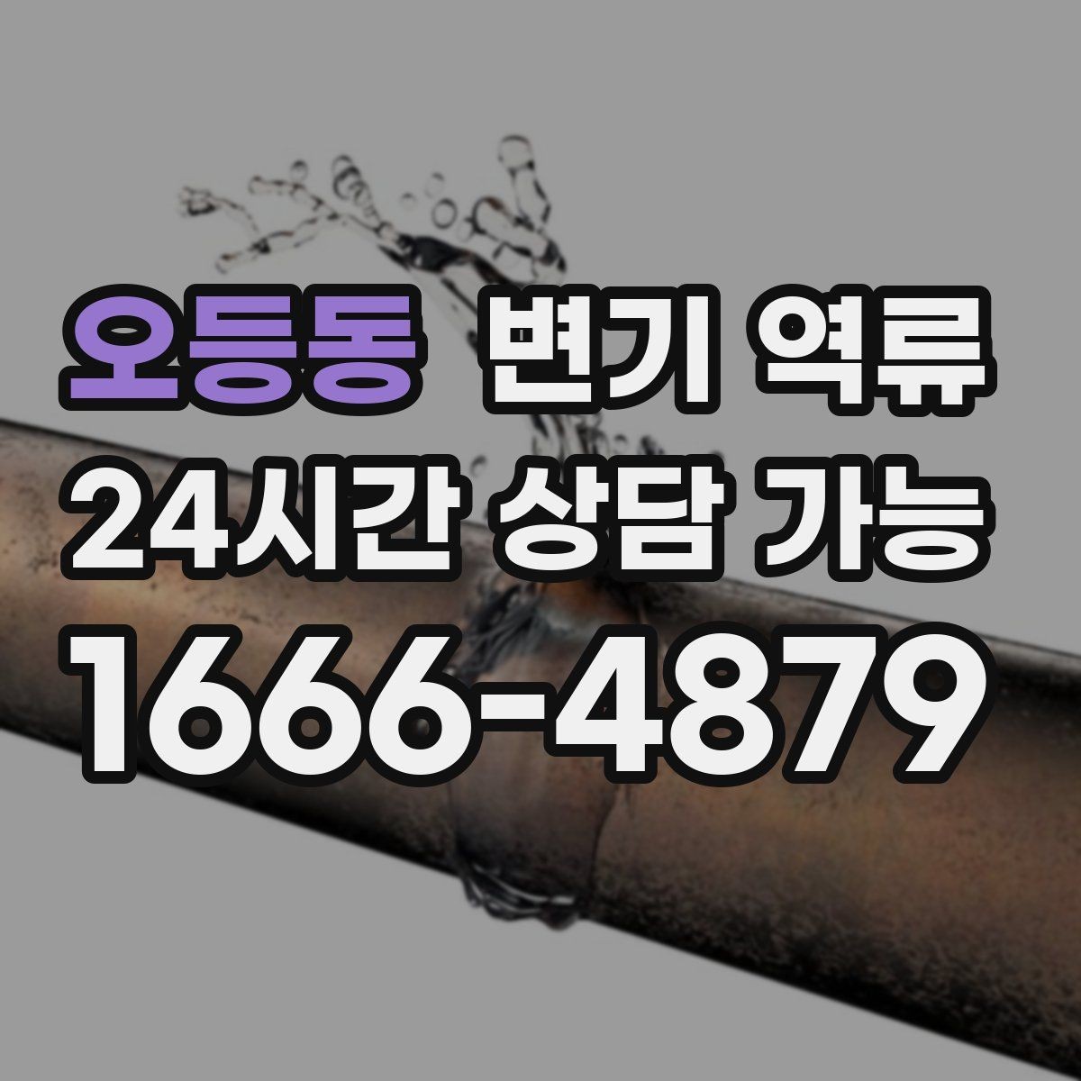 오등동 변기 역류 오염수 처리 후 마무리 점검 포인트