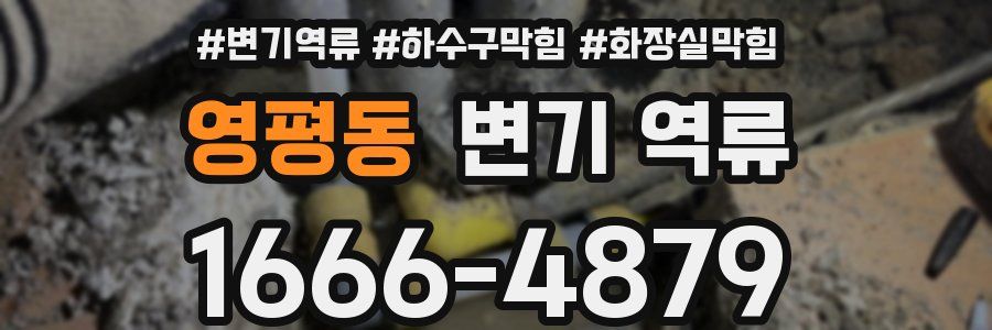 영평동 변기 역류